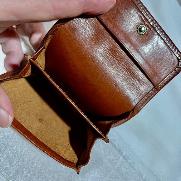 Vintage Small Snap Closure Coach Wallet - Tan - EUC - Picture 3 of 4